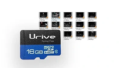 Urive 알바트로스 A3 16GB 2CH 블랙박스 - 루프 레코딩 부분 덮어쓰기 잔여 프레임 복원 사례