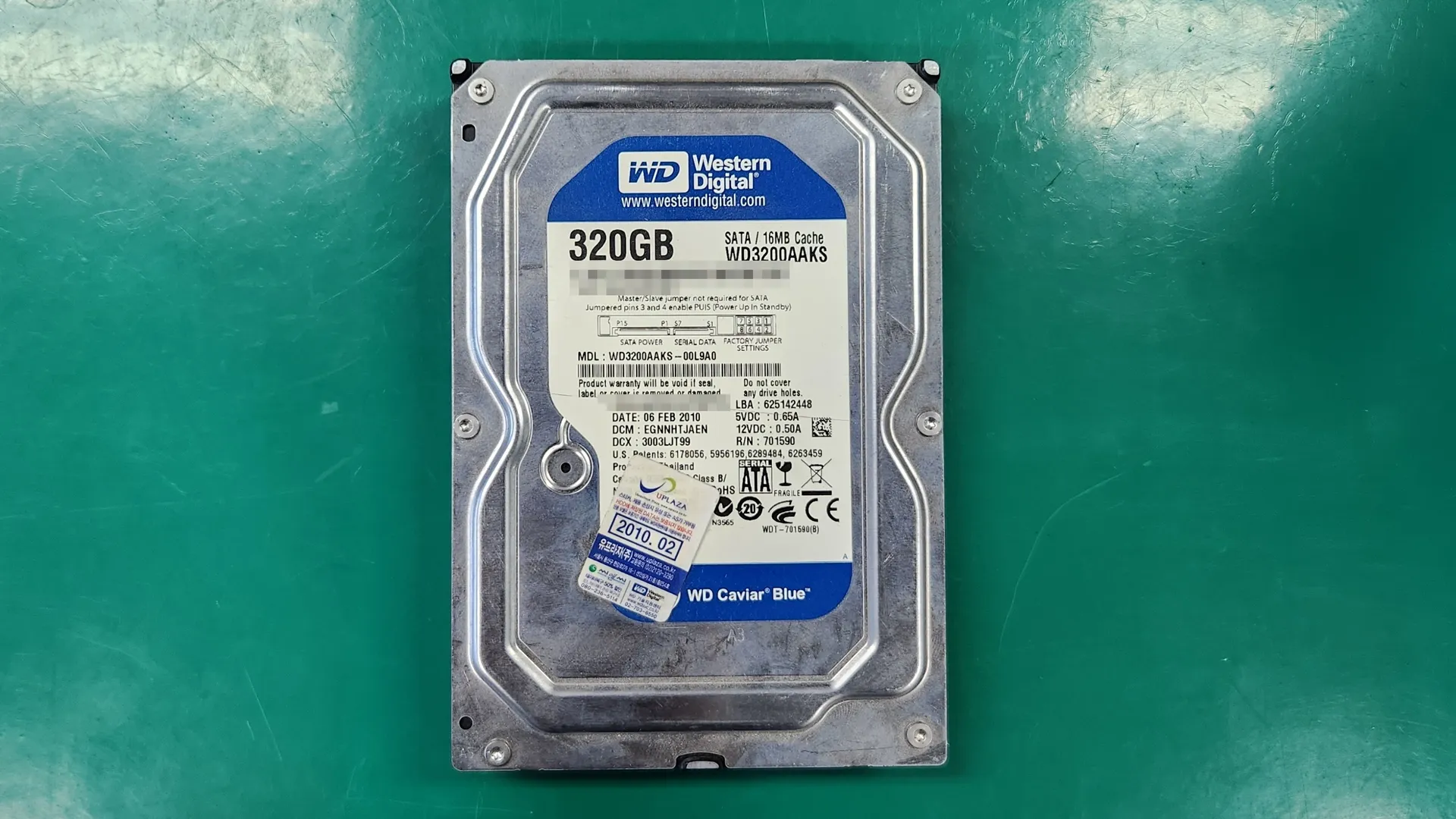 WD 320GB WD3200AAKS 인식 불량